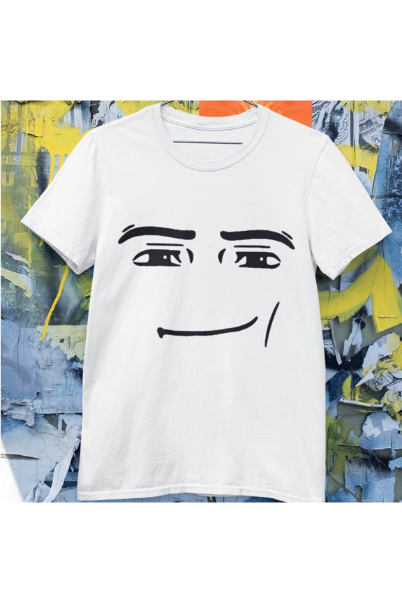 Smirk Face Minimalist Expression T-Shirt