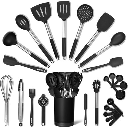 Smirly Silicone Kitchen & Cooking Utensil Set, 26 pcs