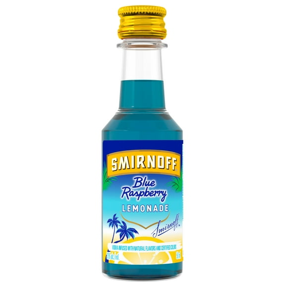 Smirnoff Blue Raspberry Lemonade (Vodka Infused With Natural Flavors), 50 mL