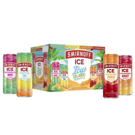 Smirnoff Icy Island Variety Pack, 12 fl oz, 4.5% ABV
