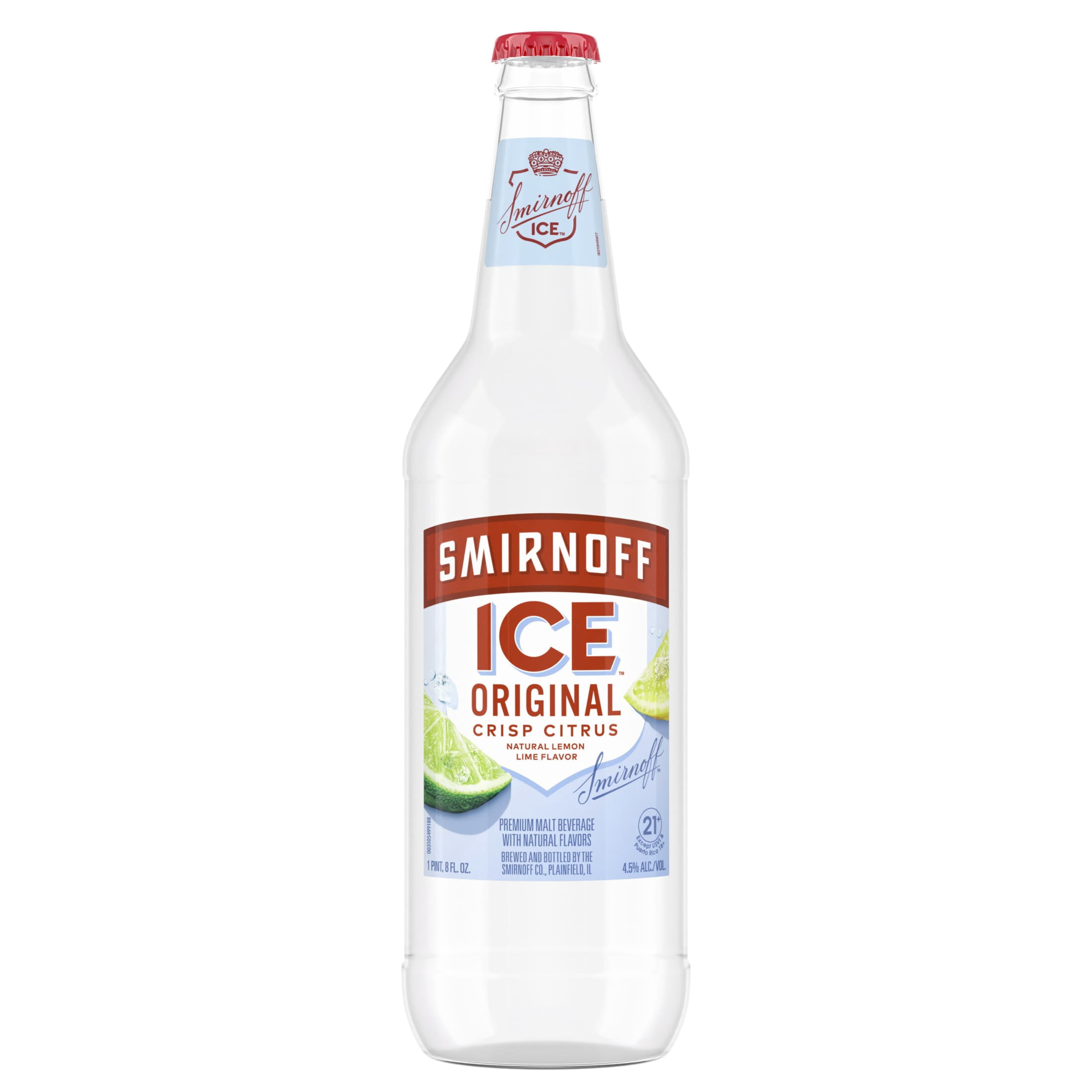 Smirnoff Ice Original, single serve glass bottle, 24 fl oz, 4.5% ABV