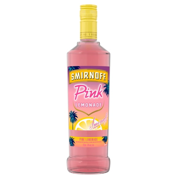 Smirnoff Pink Lemonade (Vodka Infused With Natural Flavors), 750 mL, 30% ABV