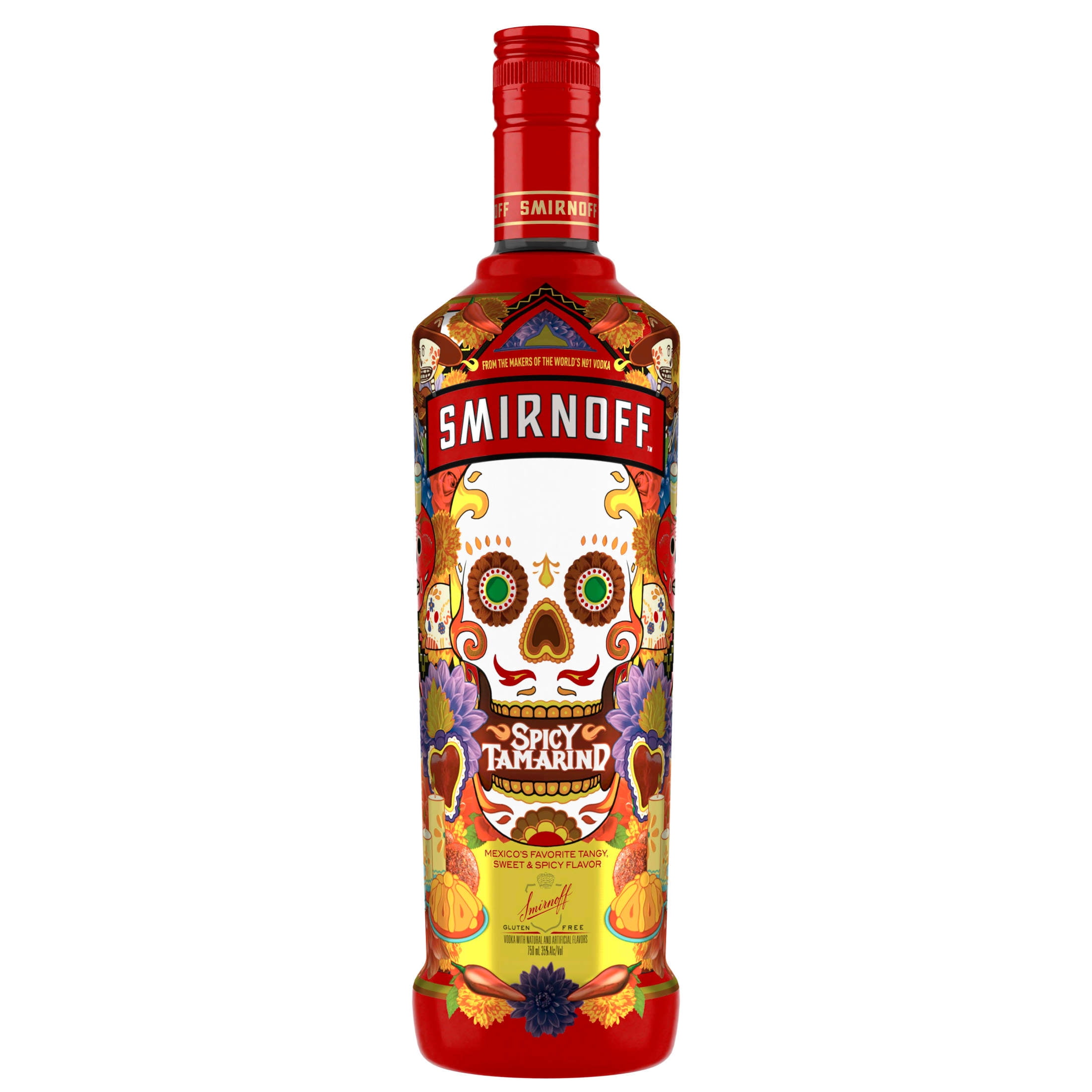 Smirnoff Spicy Tamarind 70 Proof (Vodka Infused with Natural Flavors) - 750 mL Bottle