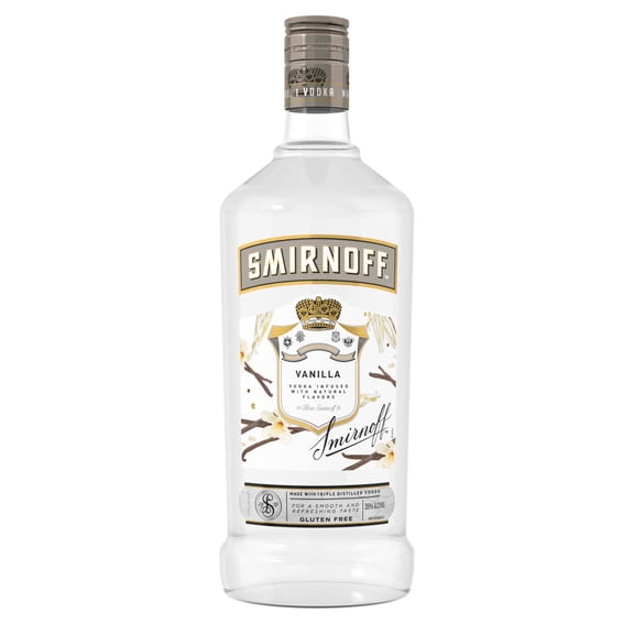 Smirnoff Vanilla (Vodka Infused With Natural Flavors), 1.75 L, 35% ABV