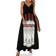 Smirnoff Vodka Alcohol Glass Bottle | Gift Sleeveless Dress Long dress dress party night