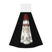 Smirnoff Vodka Alcohol Glass Bottle Kitchen Hanging Hand Towels for Bathroom with Hanging Loop Soft Absorbent Kitchen Decorative 1Pcs