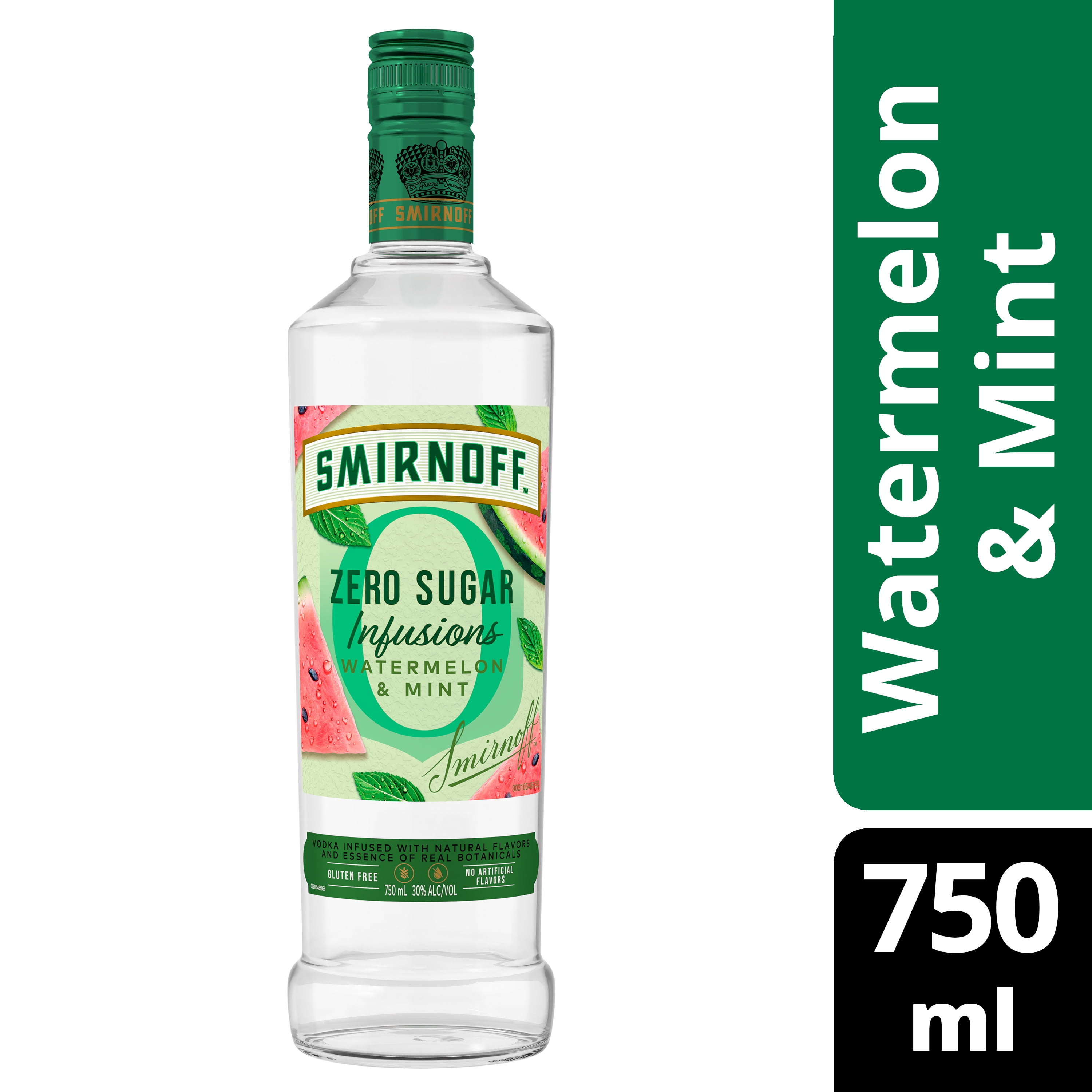 Smirnoff Zero Sugar infusions Watermelon & Mint (Vodka infused with