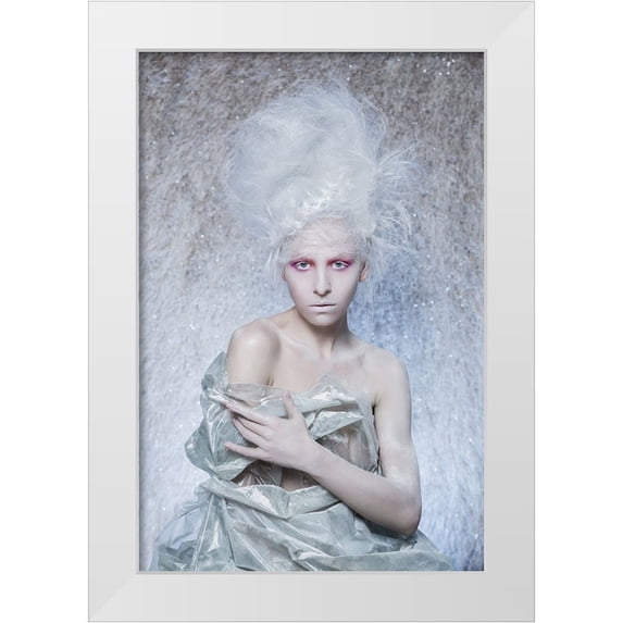 Smirnov, Sergei 23x32 White Modern Wood Framed Museum Art Print Titled - Untitled