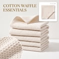 thumbnail image 1 of Smiry 100% Cotton Waffle Weave Kitchen Dish Cloths, Ultra Soft Absorbent Quick Drying Dish Towels, 12x12 Inches, 6-Pack,White, 1 of 6