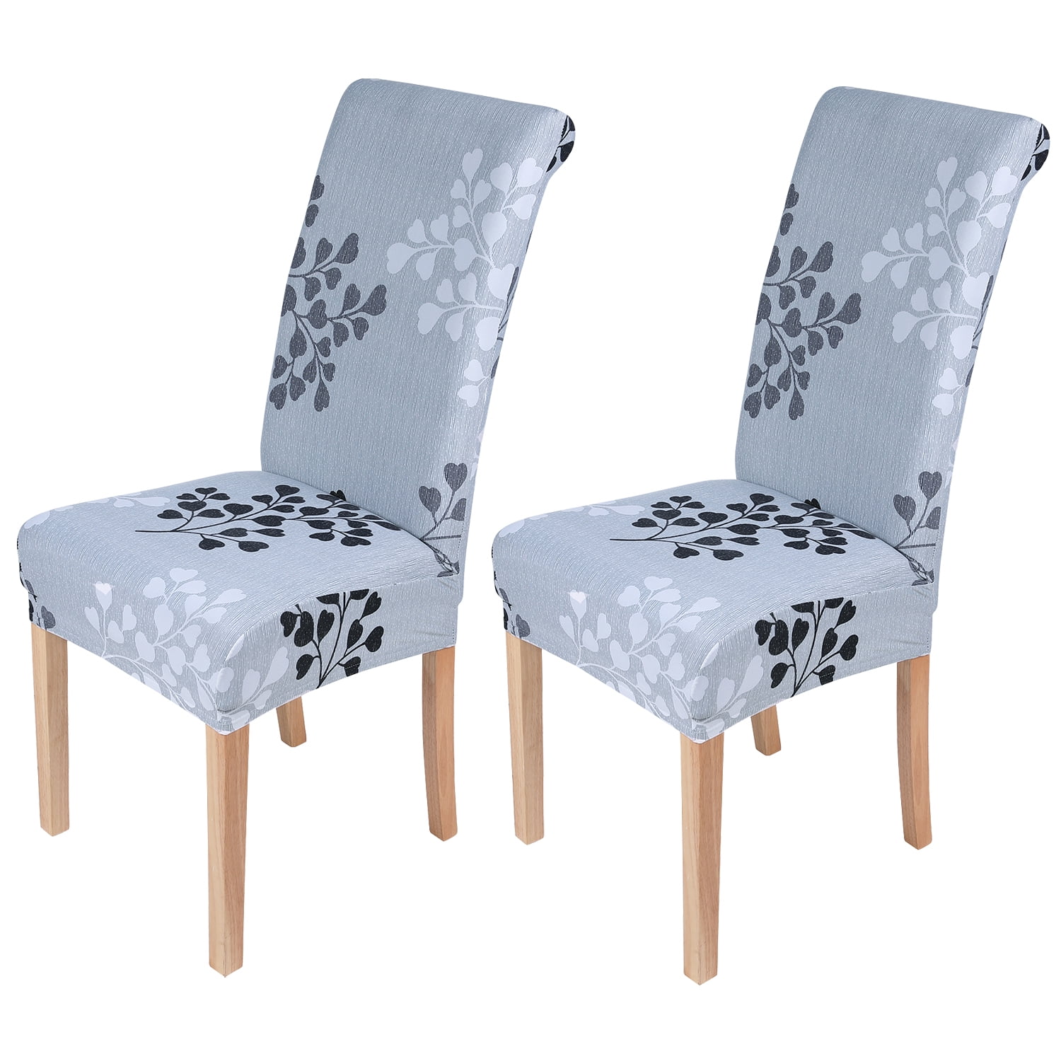 Smiry Chair Covers For Dining Room Set Of 2, Printed Parsons Chair 