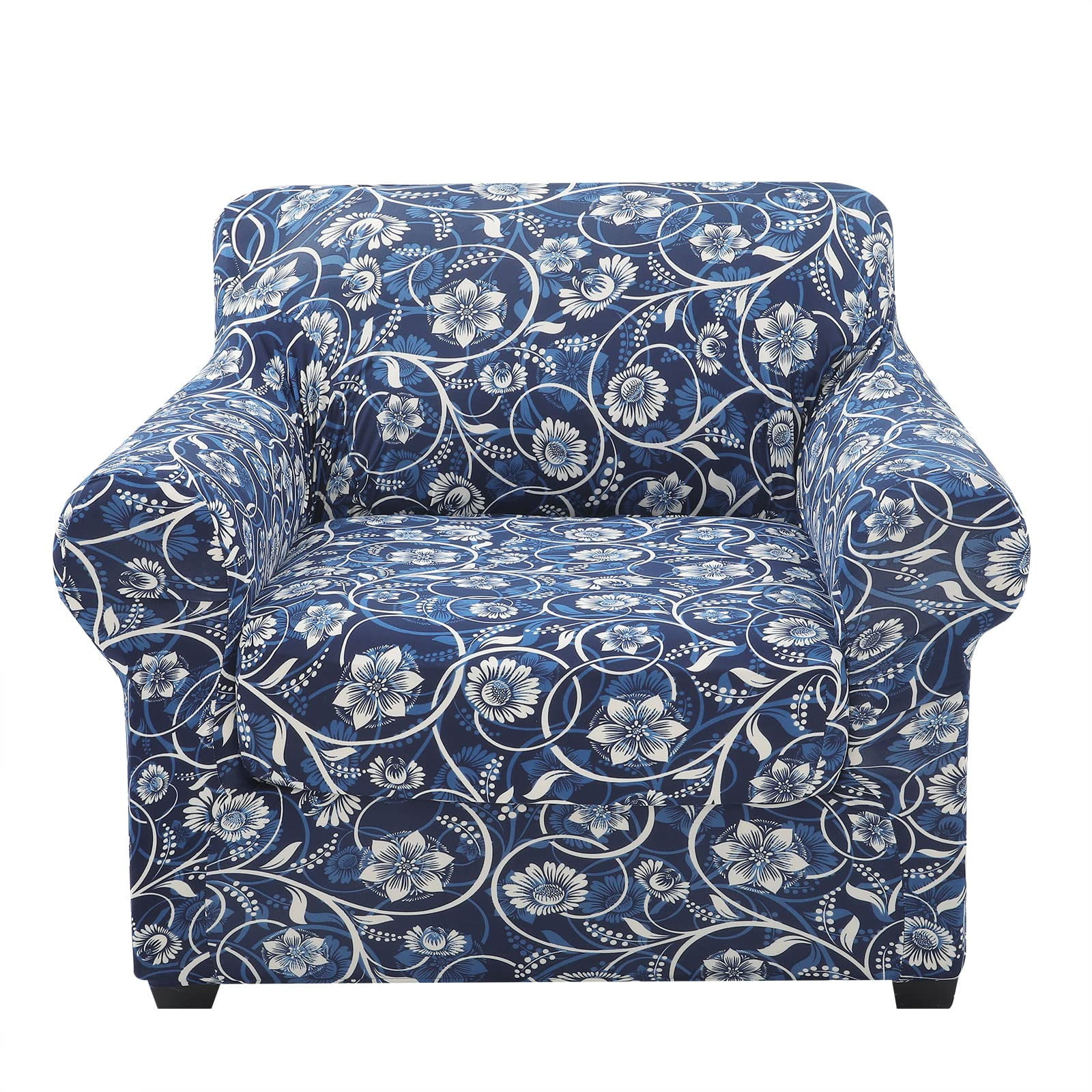 Smiry Couch Chair Cover with 1 Separate Cushion Cover, Stretch Elastic