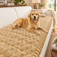 thumbnail image 1 of Smiry Couch Covers for Dogs Washable, Non Slip Fuzzy Sofa Cover for Pets, Camel, 27.6" x 70.9", 1 of 11