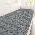 thumbnail image 1 of Smiry Couch Covers Sofa Cover Slipcover for Dogs Washable, Non Slip Sofa Protector, Fuzzy Couch cover Pet Friendly Home Decor, Gray, 27.6" x 59", 1 of 10