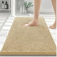 thumbnail image 1 of Smiry Luxury Chenille Bathroom Rugs, Extra Soft and Absorbent Bath Mat, Beige, 20"x30", 1 of 8