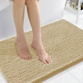 thumbnail image 1 of Smiry Luxury Chenille Bathroom Rugs, Extra Soft and Absorbent Bath Mat, Beige, 24"x35", 1 of 8