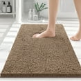 thumbnail image 1 of Smiry Luxury Chenille Bathroom Rugs, Extra Soft and Absorbent Bath Mat, Camel, 20"x30", 1 of 8