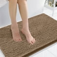 thumbnail image 1 of Smiry Luxury Chenille Bathroom Rugs, Extra Soft and Absorbent Bath Mat, Camel, 24"x35", 1 of 8