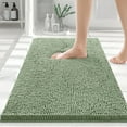 thumbnail image 1 of Smiry Luxury Chenille Bathroom Rugs, Extra Soft and Absorbent Bath Mat, Sage Green, 20"x30", 1 of 8
