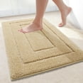 thumbnail image 1 of Smiry Microfiber Bathroom Rugs, 20"x30" Soft and Absorbent Bath Rugs, Non-Slip Machine Wash bath mats, Beige, 1 of 6