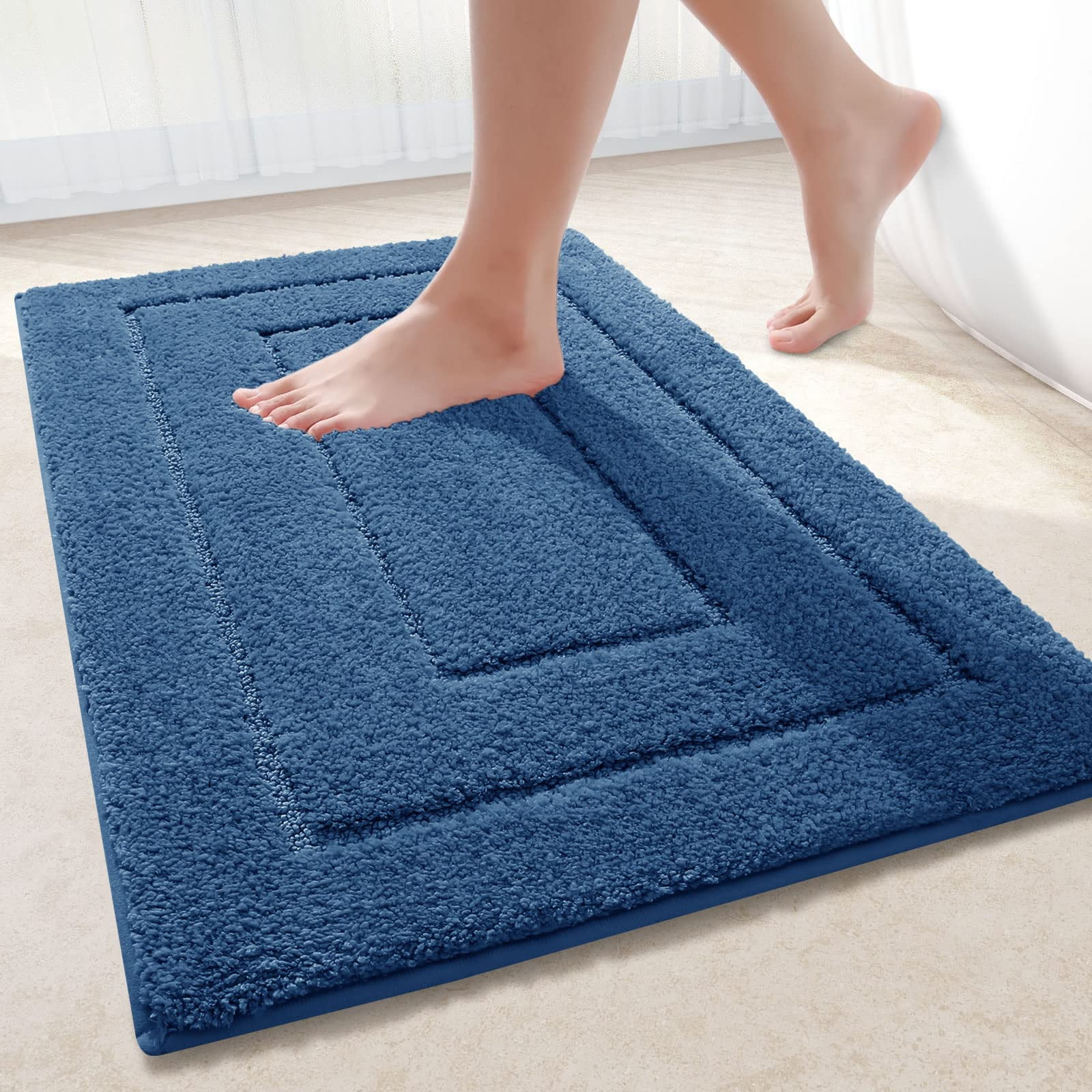 Smiry Microfiber Bathroom Rugs, 20"x30" Soft and Absorbent Bath Rugs