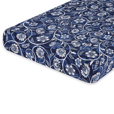 Smiry Printed Couch Cushion Covers, Stretch Floral Washable Sofa Slipcovers (Large, Baroque)