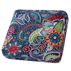 Smiry Printed Couch Cushion Covers, Stretch Floral Washable Sofa Slipcovers (Small, Paisley)
