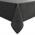 thumbnail image 1 of Smiry Rectangular Linen Tablecloths, Waterproof Wrinkle Free Table Cloth, Stain Resistant Fabric Table Cover, 60"x102",Dark Gray, 1 of 8