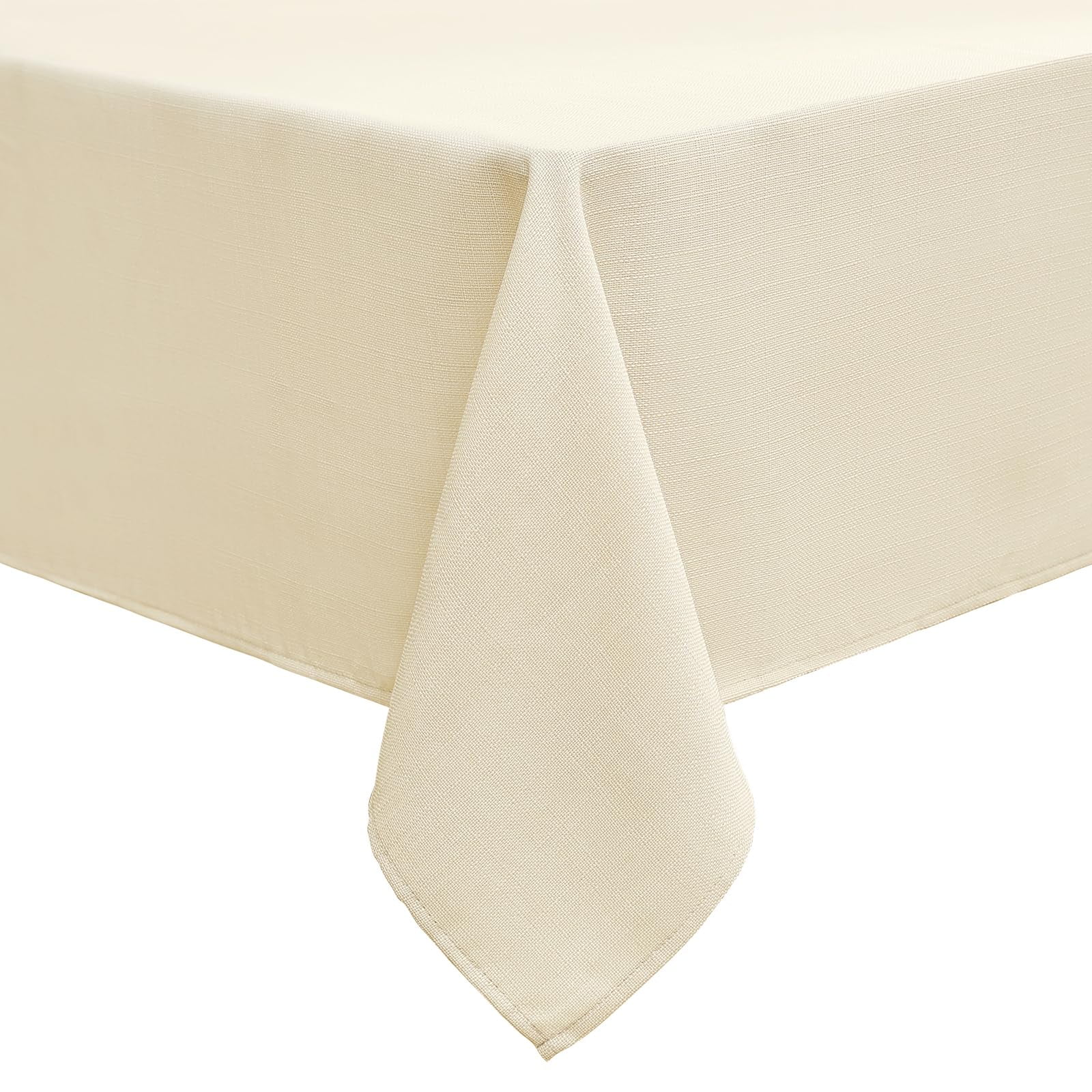 Smiry Rectangular Linen Tablecloths, Waterproof Wrinkle Free Table