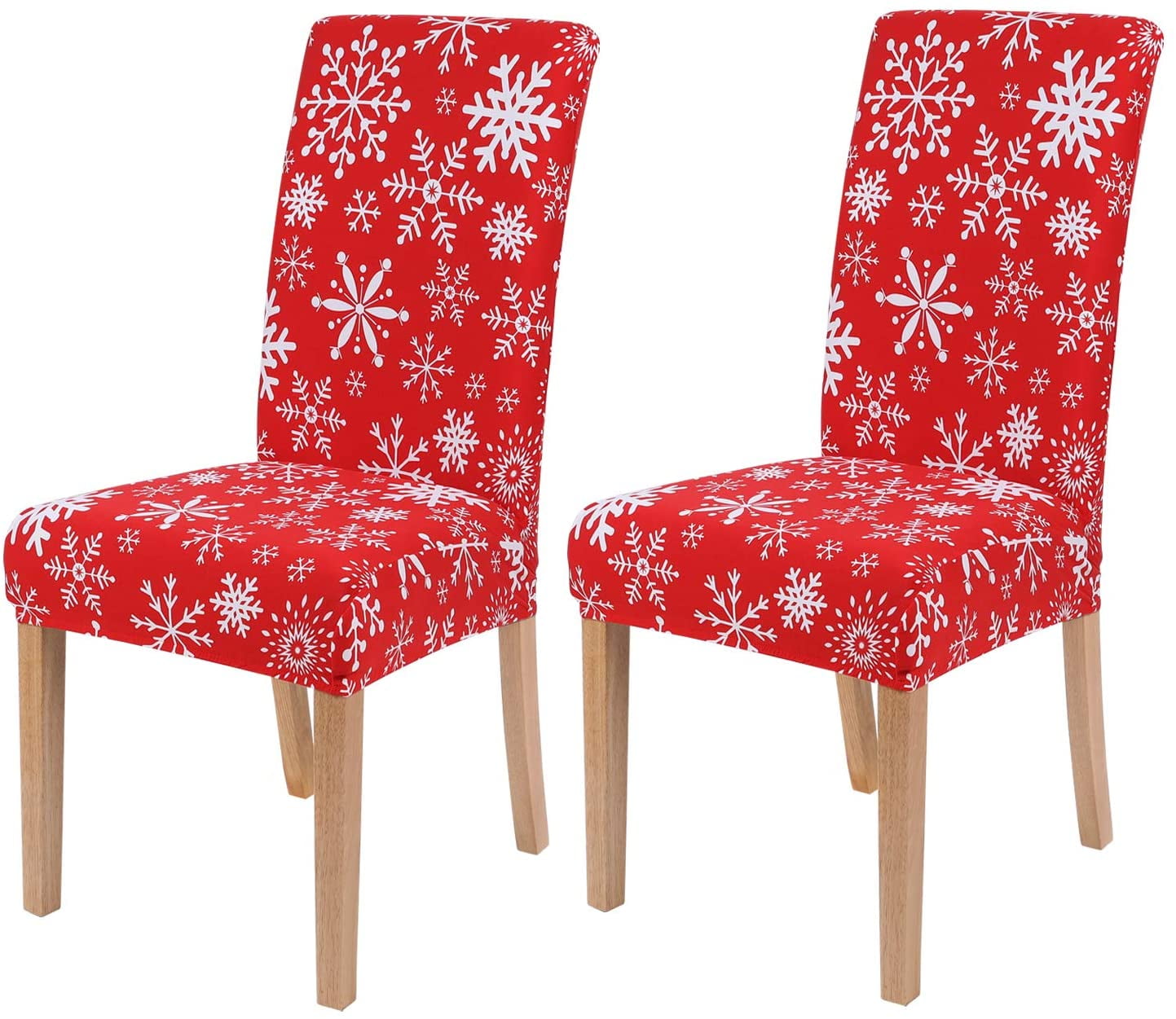 Smiry Stretch Spandex Chair Covers for Dining Room set of 2, Removable