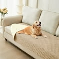 thumbnail image 1 of Smiry Waterproof Dog Couch Covers, Washable Dog Blankets For Sofa & Bed, Reversible Furniture Protector For Pets (30x70 Inch, Camel/Beige), 1 of 7