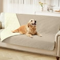 thumbnail image 1 of Smiry Waterproof Dog Couch Covers, Washable Dog Blankets For Sofa & Bed, Reversible Furniture Protector For Pets (52x82 Inch, Taupe/Beige), 1 of 7