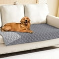 thumbnail image 1 of Smiry Waterproof Pet Couch Covers, Washable Dog Blankets for Couch & Bed, Reversible Sofa Cover for Living Room (30x70 Inch, Grey/Light Grey), 1 of 7