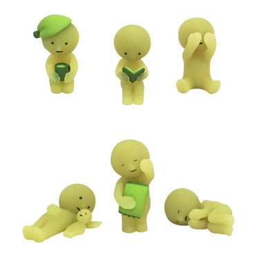 Smiski Glow in the Dark Figures Mini Figure Set - Bedroom Series Blind Box