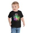 thumbnail image 1 of Smiski Toddler Short Sleeve Tee (Black, 2T), 1 of 1