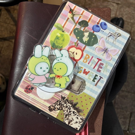 Smiski x Miffy Magnetic Grip: Phone Stand & Stylish Accessory For