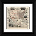 thumbnail image 1 of Smith 12x12 Black Ornate Wood Framed with Double Matting Museum Art Print Titled - Naval Military of United States - Smith  1862, 1 of 4