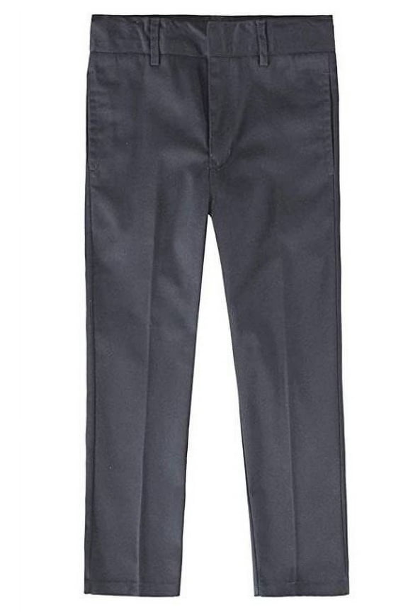 Smith American Boys Flat Front Double Knee Adjustable Waist School Pant
