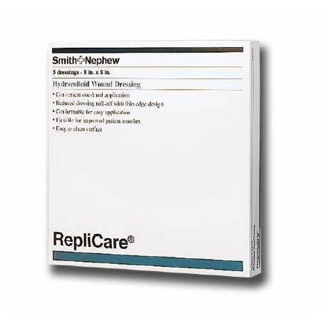 Smith And Nephew Replicare Hydrocolloid Dressing 8X8 - Model 483300 5/BX