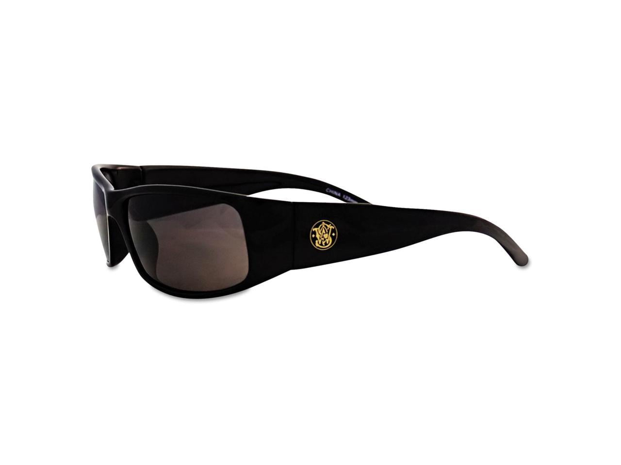 Smith And Wesson Elite Safety Eyewear, Black Frame, Smoke Anti-fog Lens