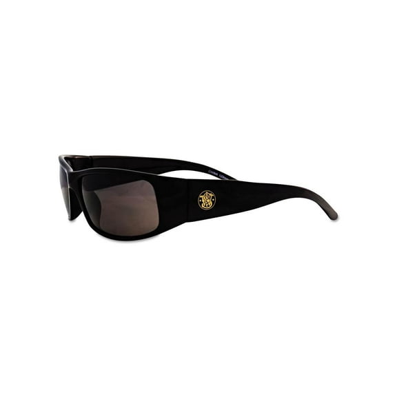 Smith And Wesson Elite Safety Eyewear, Black Frame, Smoke Anti-fog Lens