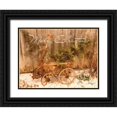 thumbnail image 1 of Smith, Anthony 32x25 Black Ornate Wood Framed with Double Matting Museum Art Print Titled - Merry Christmas, 1 of 4