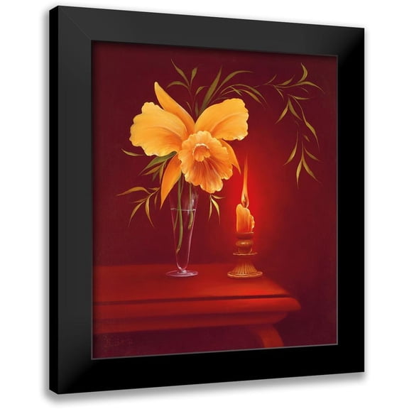 Smith, B. 20x23 Black Modern Framed Museum Art Print Titled - SENTIMENTAL EVENING I
