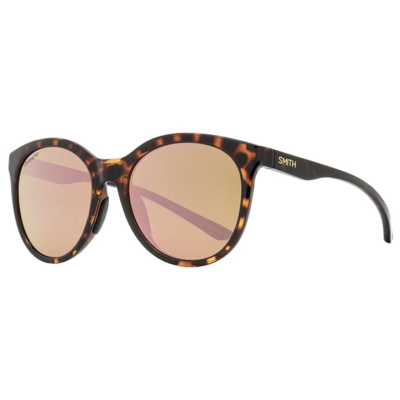 Smith Bayside ChromaPop Polarized Rose Gold Mirror Phantos Unisex Sunglasses 203672 086/9V 54