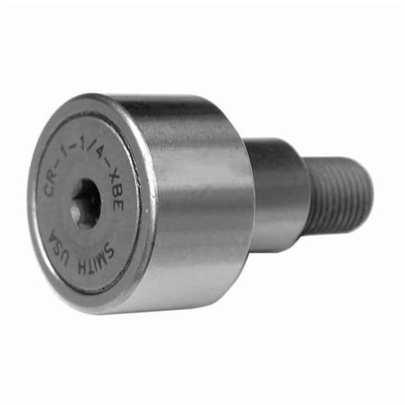 Smith Bearing Cam Follower,Std Stud,Hex Socket,Sealed CR-1-3/8-XBE