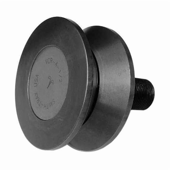 Smith Bearing Track Roller,2 in Dia,Heavy,Open VCR-2-E