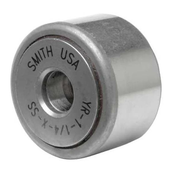 Smith Bearing Yoke Roller,1 3/4 in Dia,Std,Dbl Seal YR-1-3/4-X-SS
