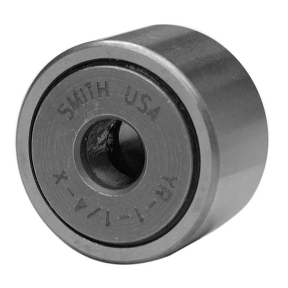 Smith Bearing Yoke Roller,1 in Dia,Std,Dbl Seal YR-1-X