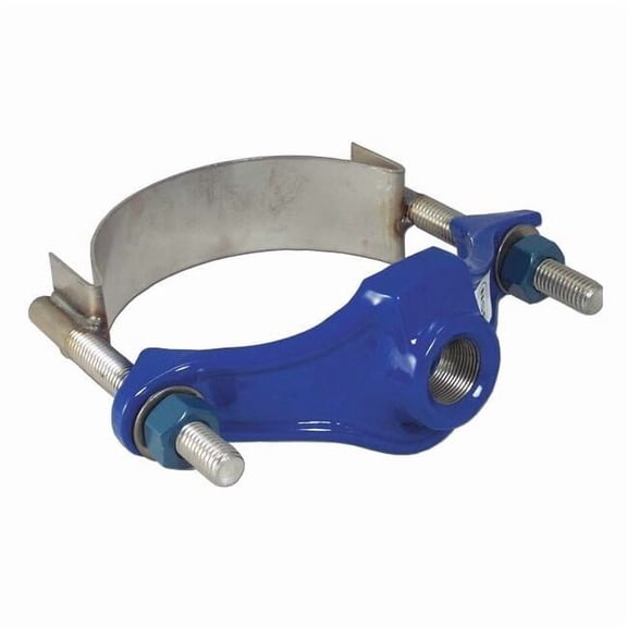 Smith-Blair Saddle Clamp,10"Pipe Size,3/4"IP Outlet 31500111006000 IP