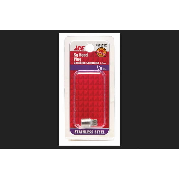 Smith-Cooper S3014SP001B 0.125 in. Plug Square Head No.150 Stainless Steel 304