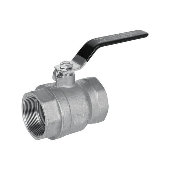 Smith Cooper 1 in. Stainless Steel FIP Ball Valve Full Port